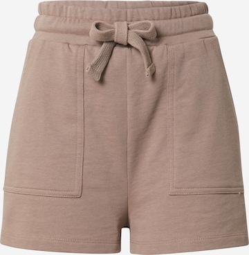 A LOT LESS Loosefit Bukser 'Liv' i beige: forside