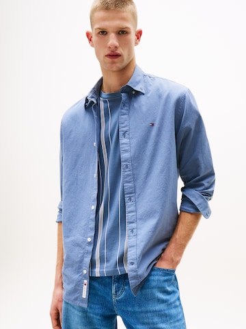 mėlyna Tommy Jeans Standartinis modelis Marškiniai: priekis