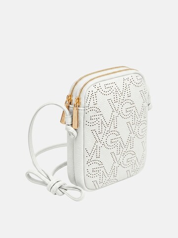 Borsa a tracolla di GianMarco Venturi in bianco