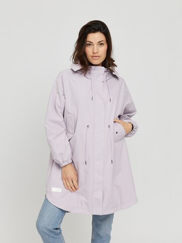 Manteau fonctionnel 'Ella' mazine en violet : devant