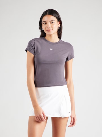T-shirt 'CHLL' Nike Sportswear en gris : devant