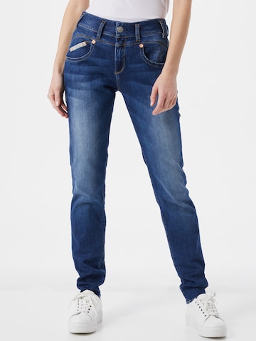 Herrlicher - Slimfit Vaquero 'Pearl' en azul: frente