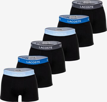 Boxers LACOSTE en noir : devant