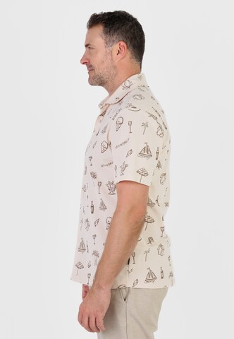 Kleinigkeit Regularny krój Koszula w kolorze beżowy