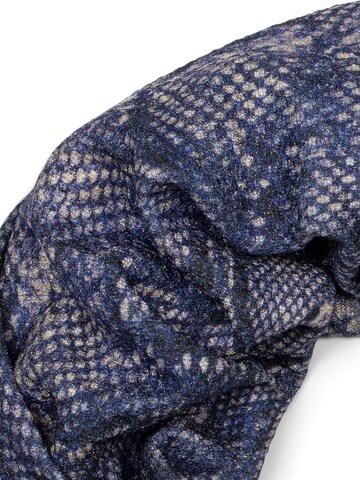 styleBREAKER Schlauchschal 'Loop Schal Glitzer Schlangen Muster'‌ in Blau