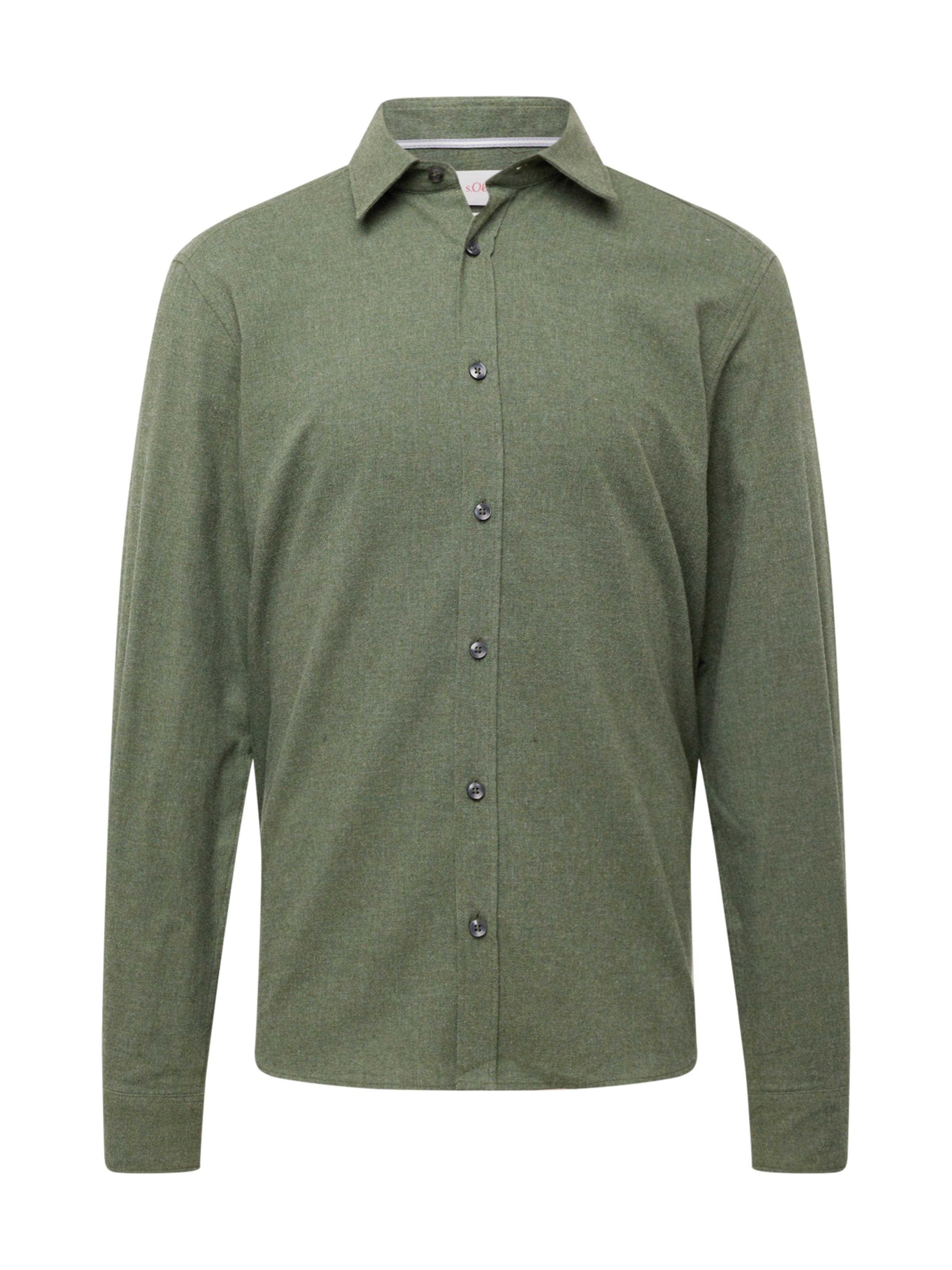 s.Oliver Hemd in Grün: Vorderseite
