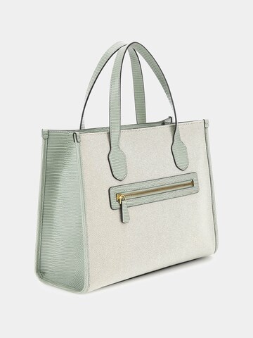 GUESS Schultertasche 'Status' in Beige