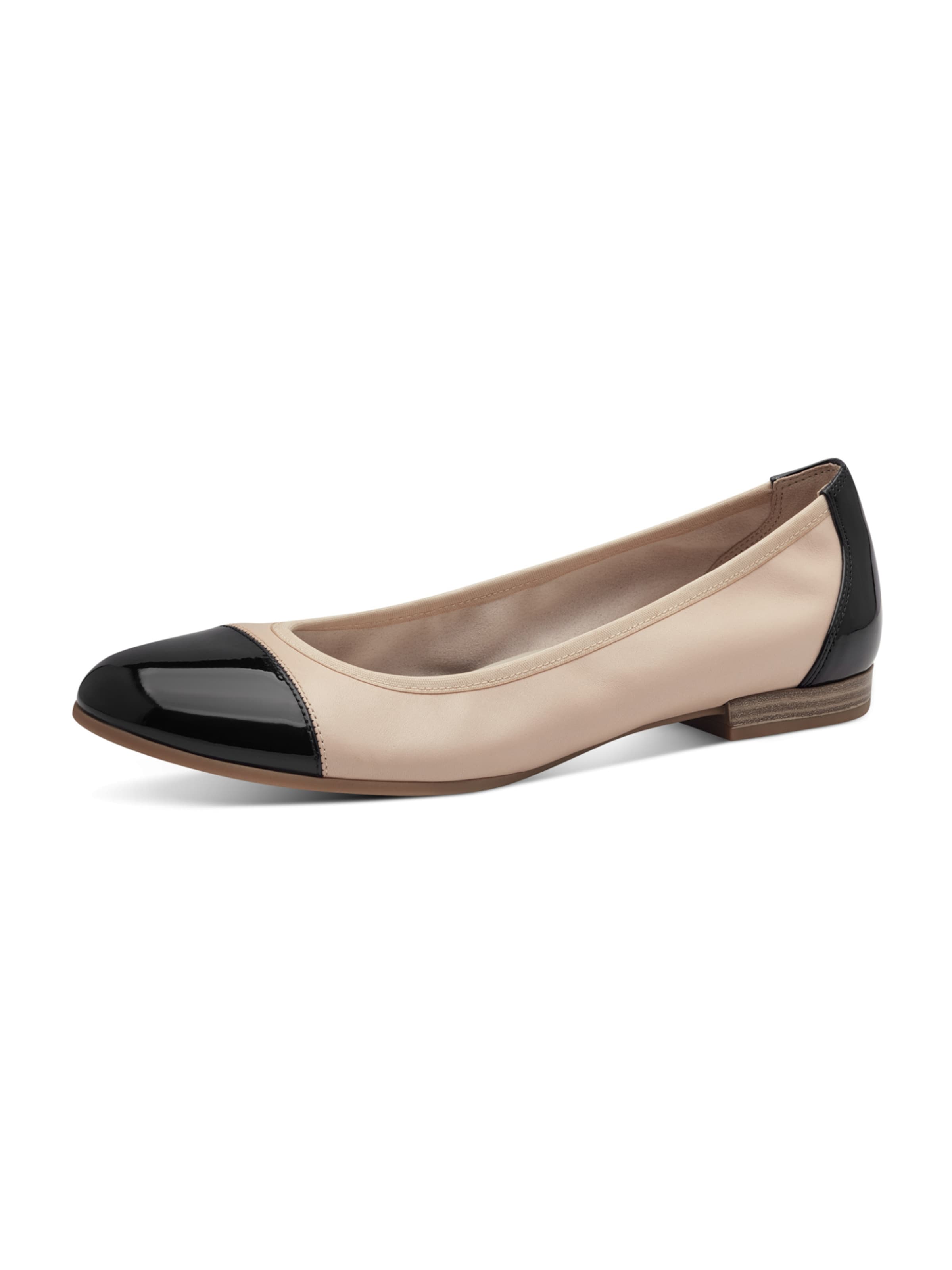Tamaris Ballerina in Beige: voorkant