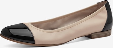 Ballerines Tamaris en beige : devant