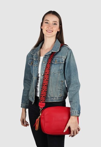 HARPA Shoulder Bag 'LILINDA' in Red: front