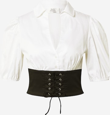 Katy Perry exclusive for ABOUT YOUBluza 'Sissy' - bijela boja: prednji dio