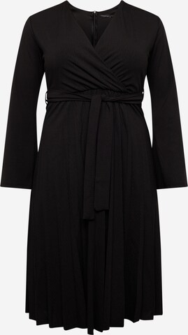 Trendyol Curve Šaty – černá: přední strana