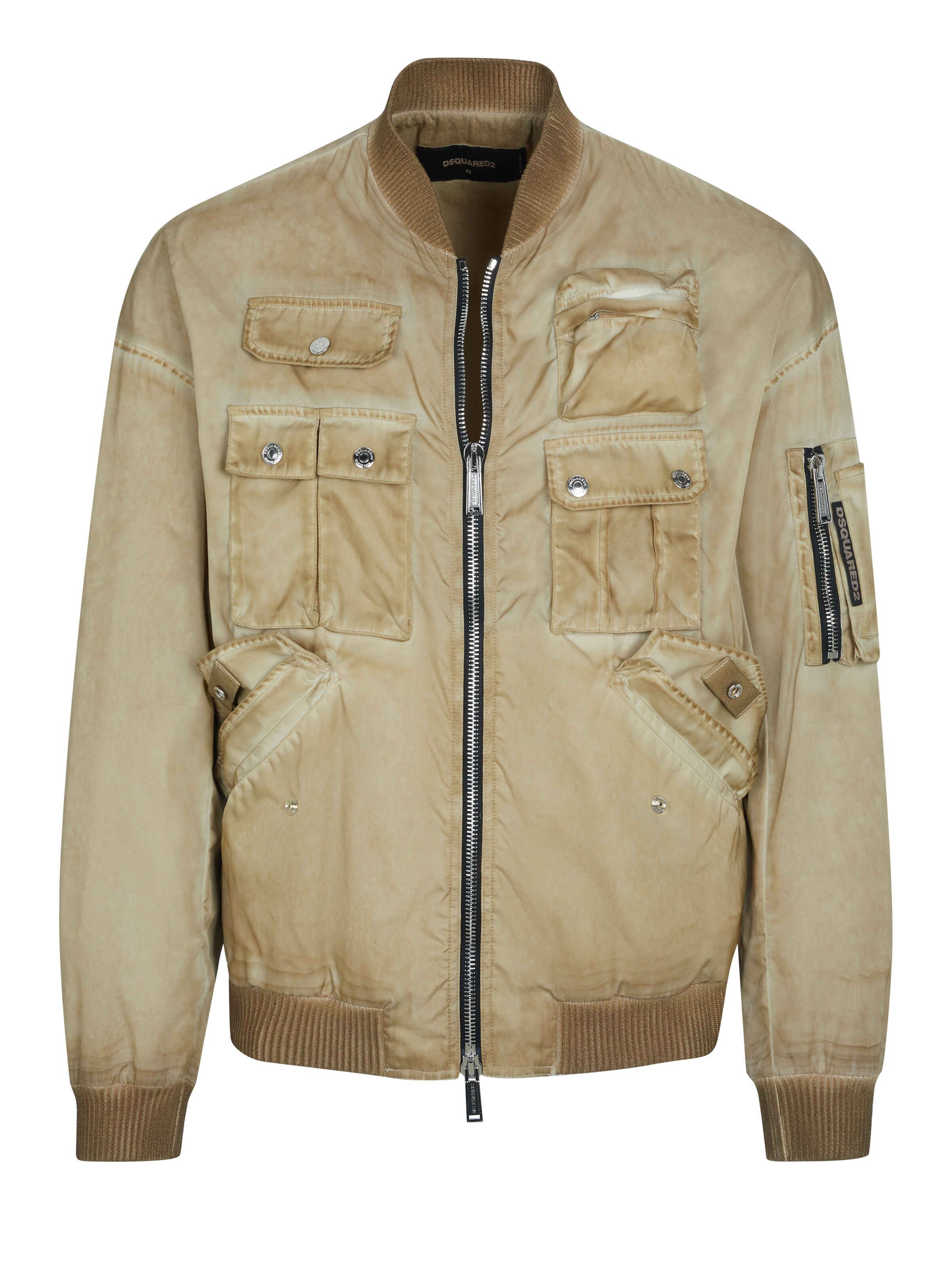 DS2 Between-Season Jacket 'Dsquared2 Jacke' in Brown: front