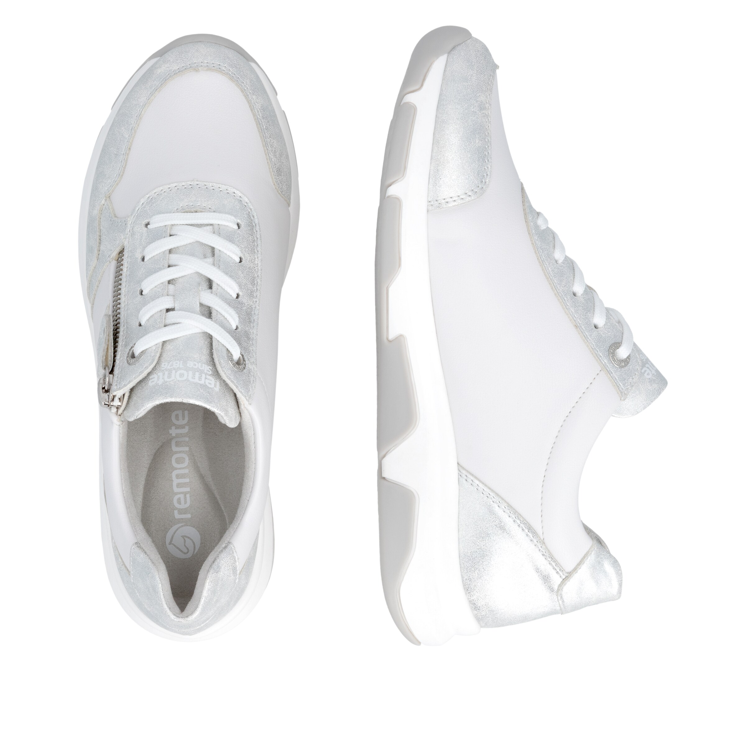 Baskets basses REMONTE en blanc