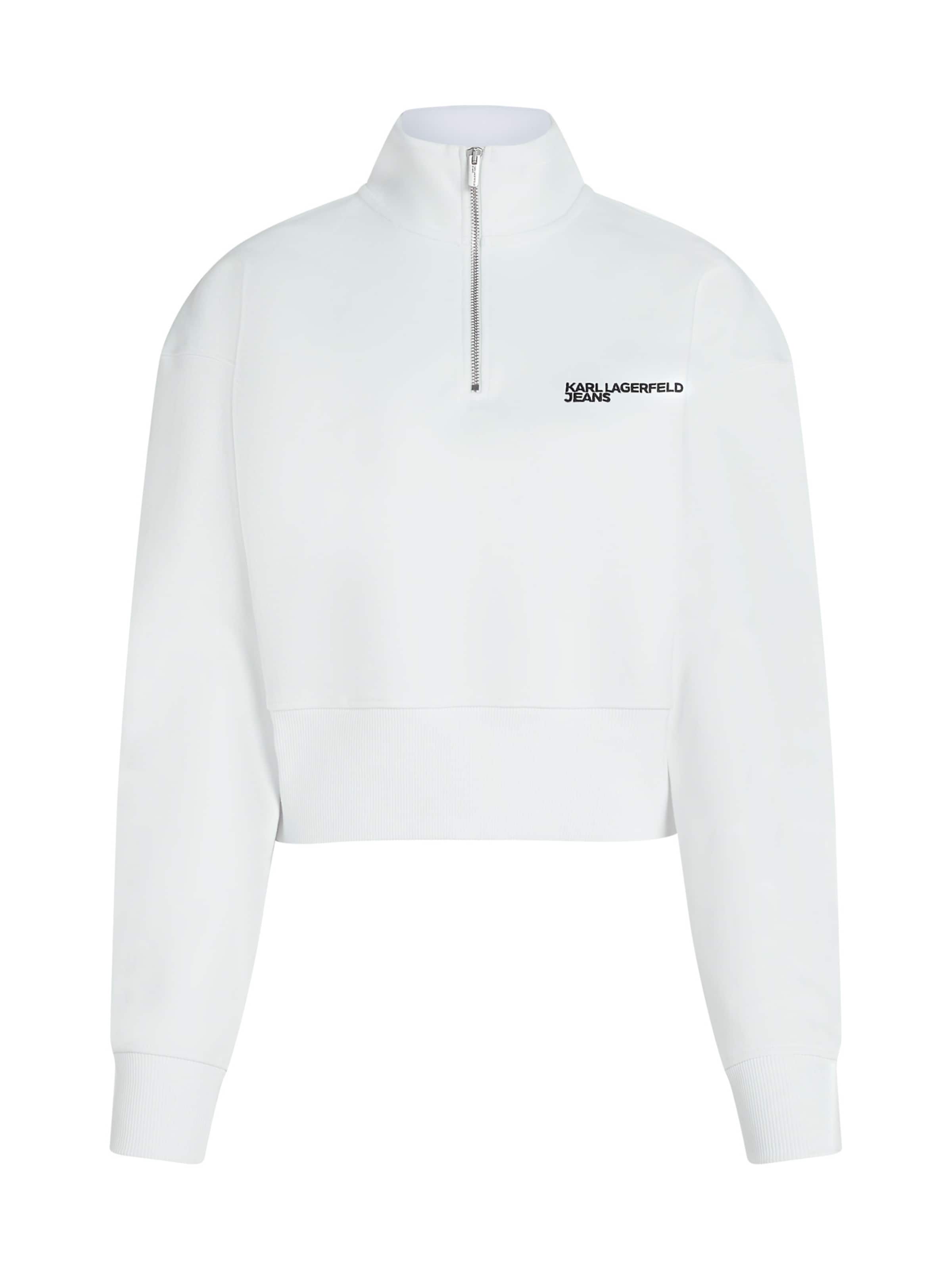 KARL LAGERFELD JEANS Sweatshirt in Weiß: Vorderseite