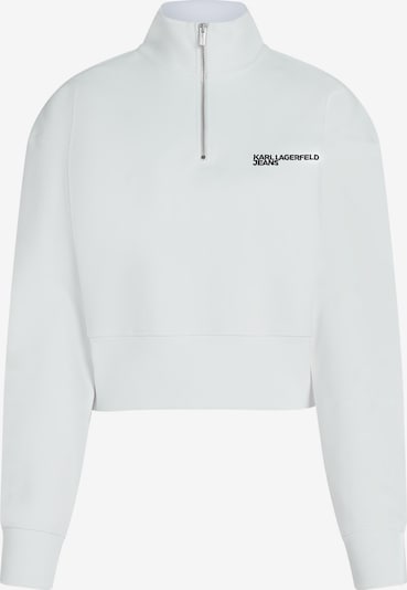 KARL LAGERFELD JEANS Sweatshirt em L em preto / branco, Vista do artigo