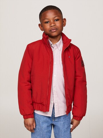 TOMMY HILFIGER Between-Season Jacket 'Essential' in Red: front