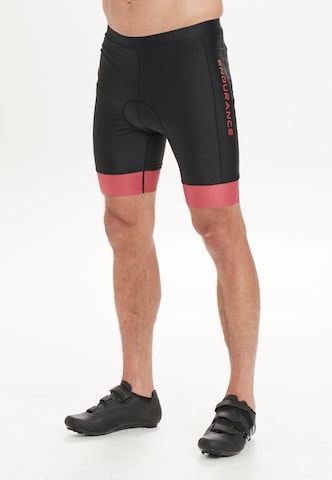 ENDURANCE Skinny Sportshorts 'Manhatten' in Schwarz: predná strana