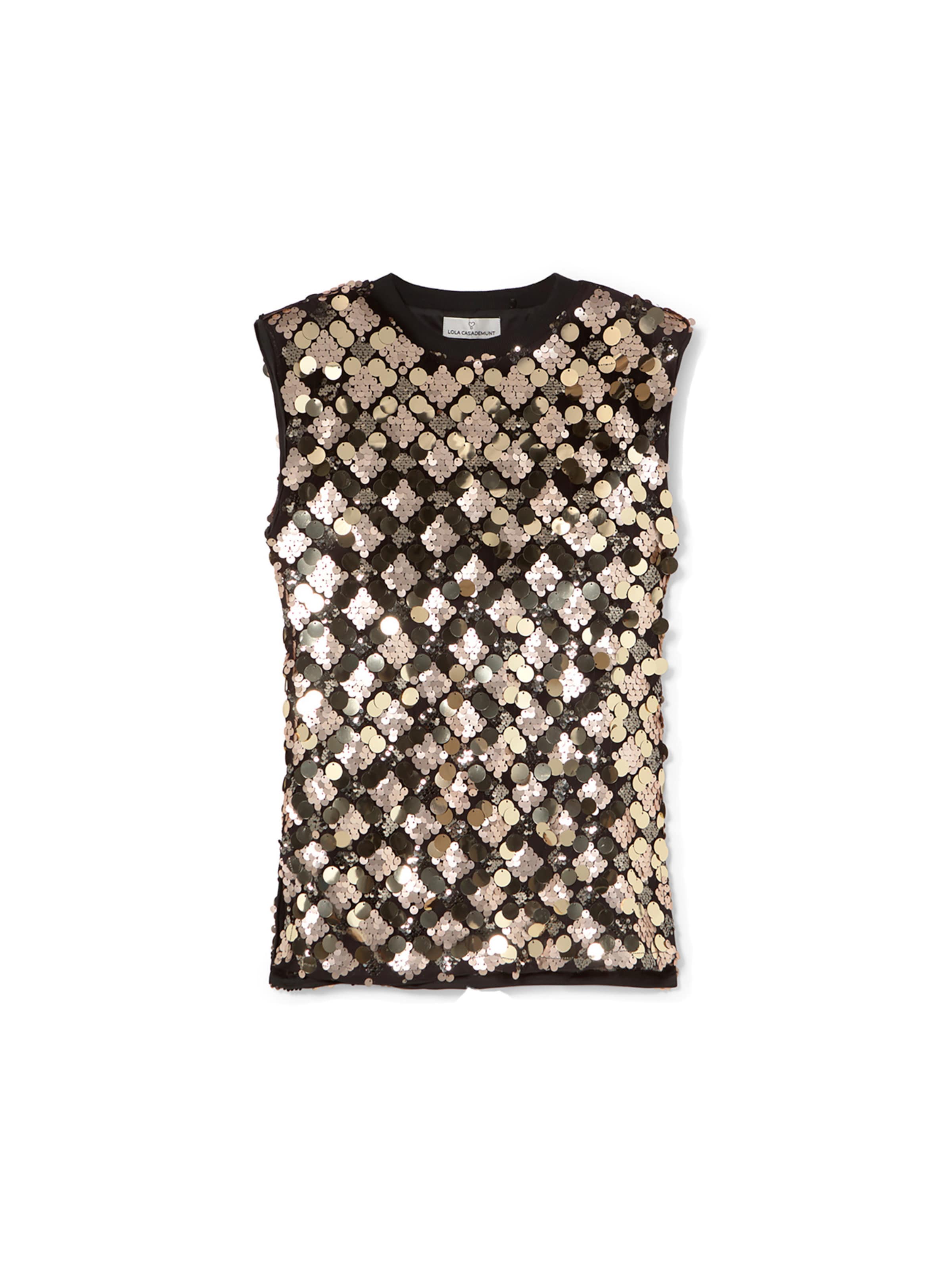 Lola Casademunt Τοπ σε χρυσό / ασημί, Άποψη προϊόντος