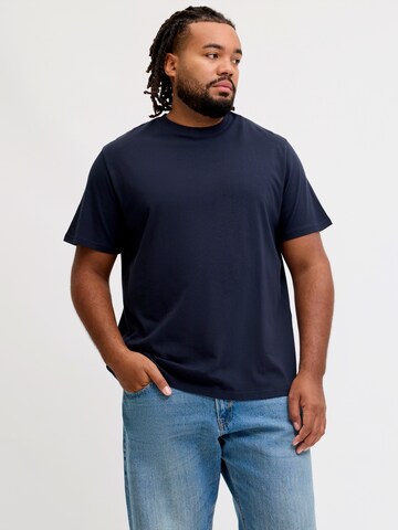 Jack & Jones Plus Tričko – modrá: přední strana
