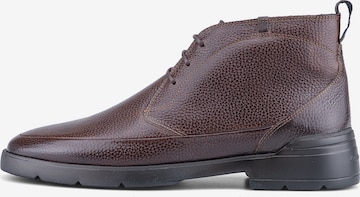Floris van Bommel Lace-Up Boots in Brown: front