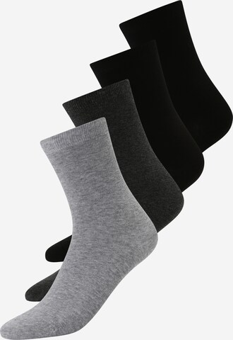 Lindex Къси чорапи в сиво: отпред