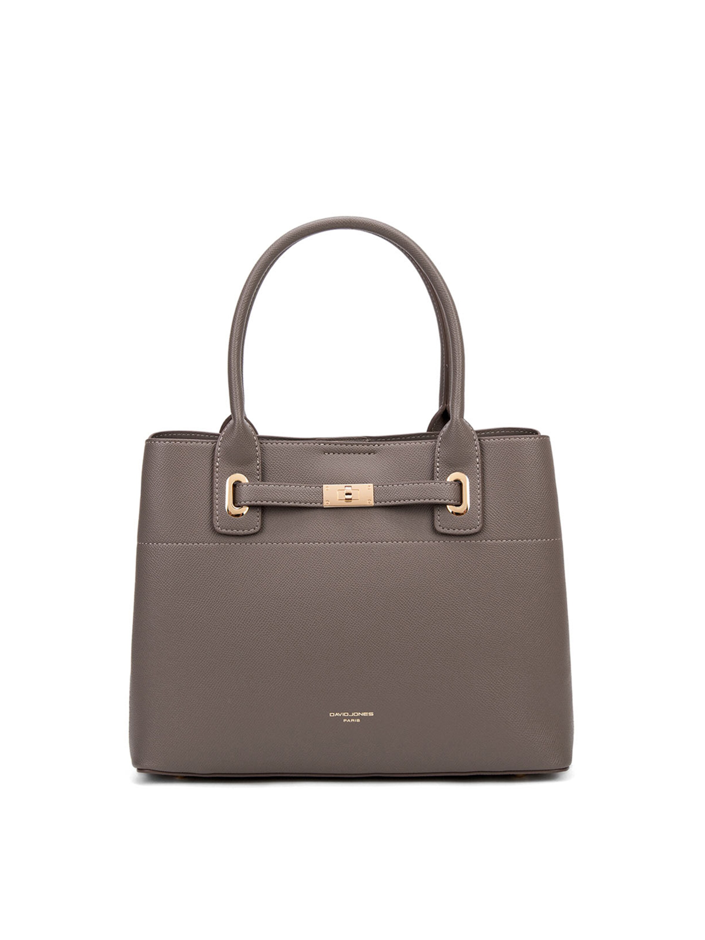 Borsa a mano di David Jones in marrone: frontale