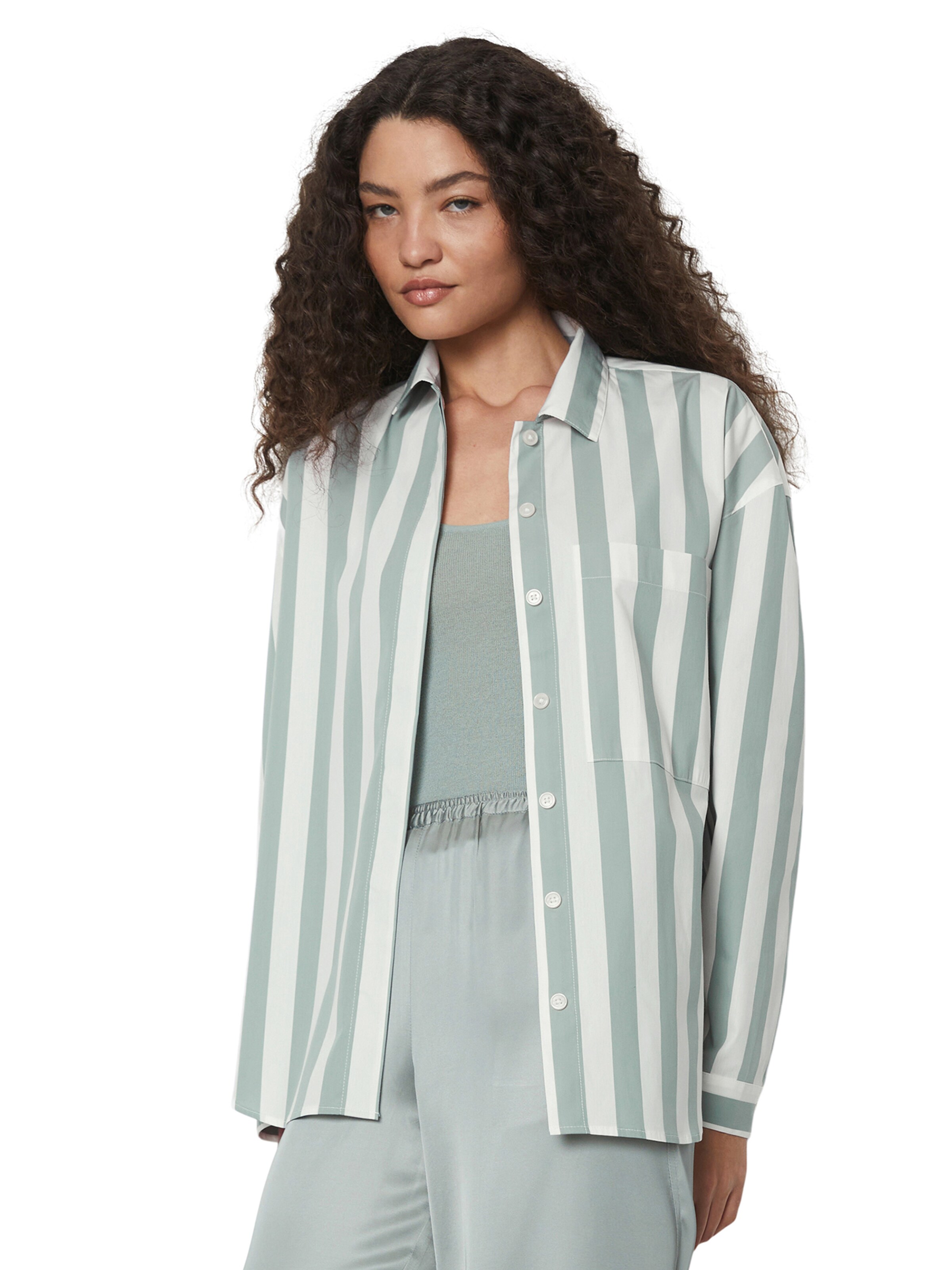 Marc O'Polo Blouse in Green: front