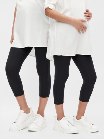 MAMALICIOUS Skinny Leggings 'Emma' in Zwart