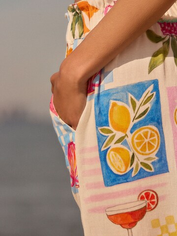 Next Wide Leg Hose in Blau