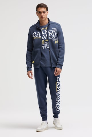 CAMP DAVID Zip-Up Hoodie in Blue