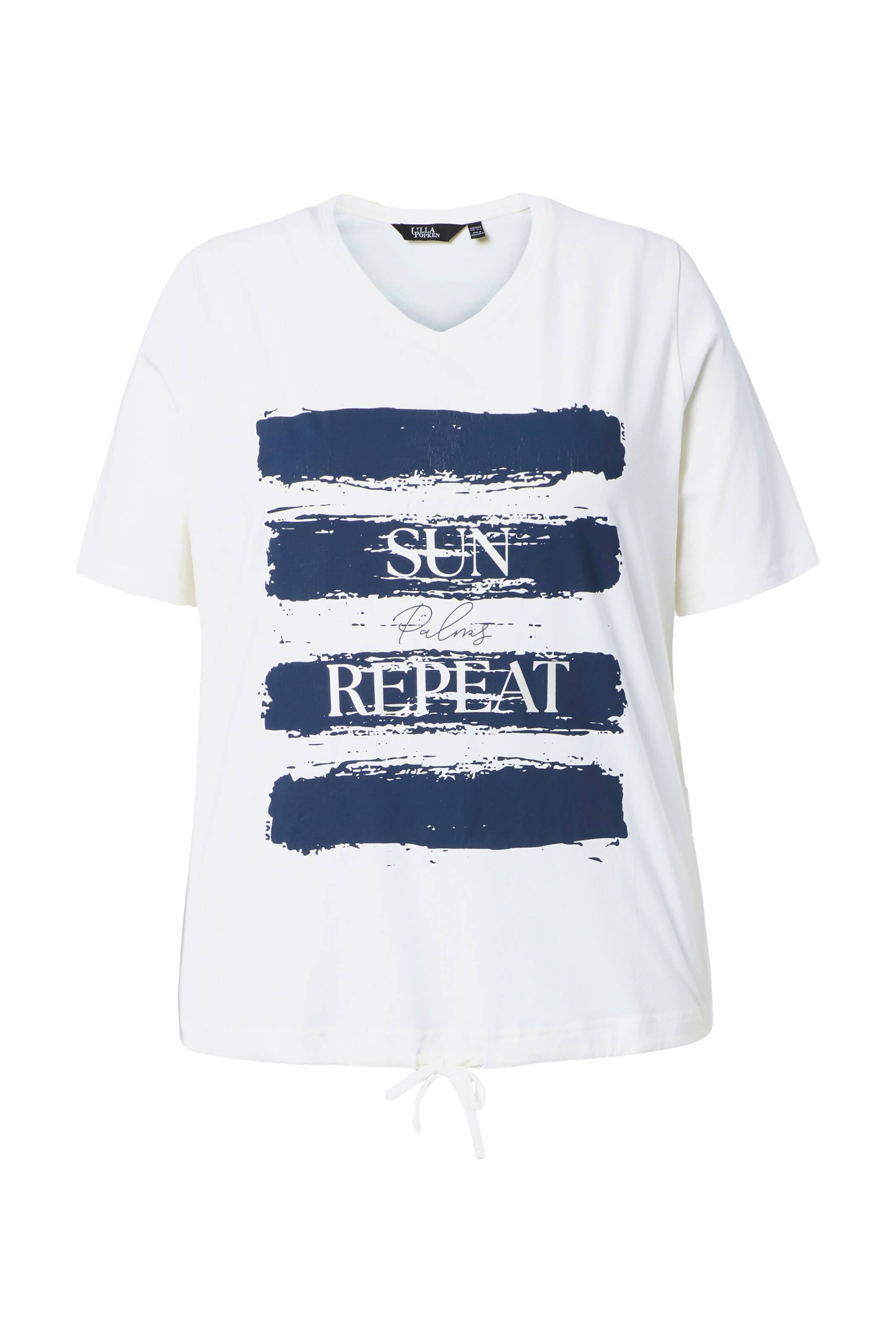 Ulla Popken Shirt in Weiß: Vorderseite