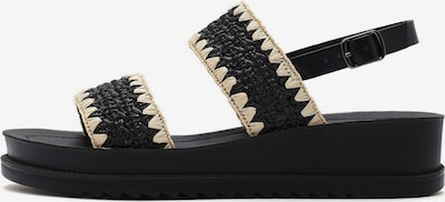 Derimod Sandale in beige / schwarz, Produktansicht