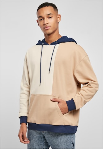 Sweat-shirt Urban Classics en beige : devant