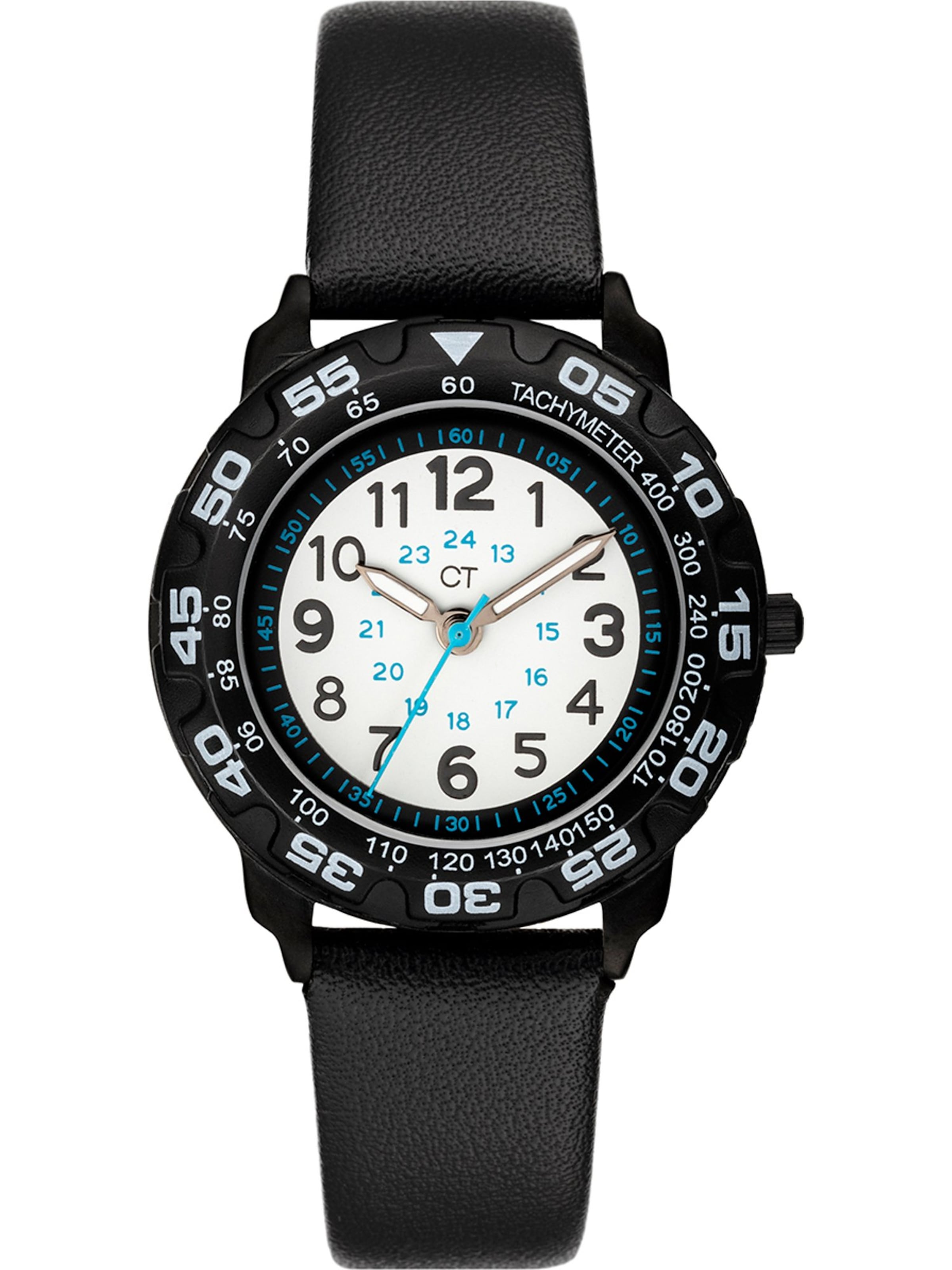 Cool Time Uhr in Schwarz: Vorderseite