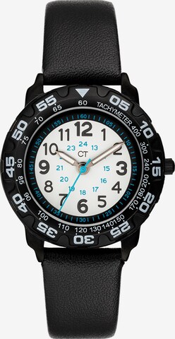 Cool Time Watch in Black: front