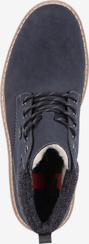 Rieker Lace-Up Boots in Blue