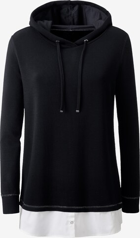 heine Sweatshirt i svart: framsida