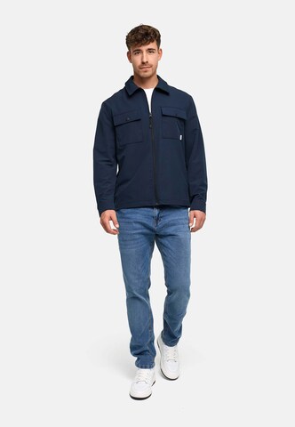 INDICODE JEANS Comfort fit Zakelijk overhemd 'Rommie' in Blauw