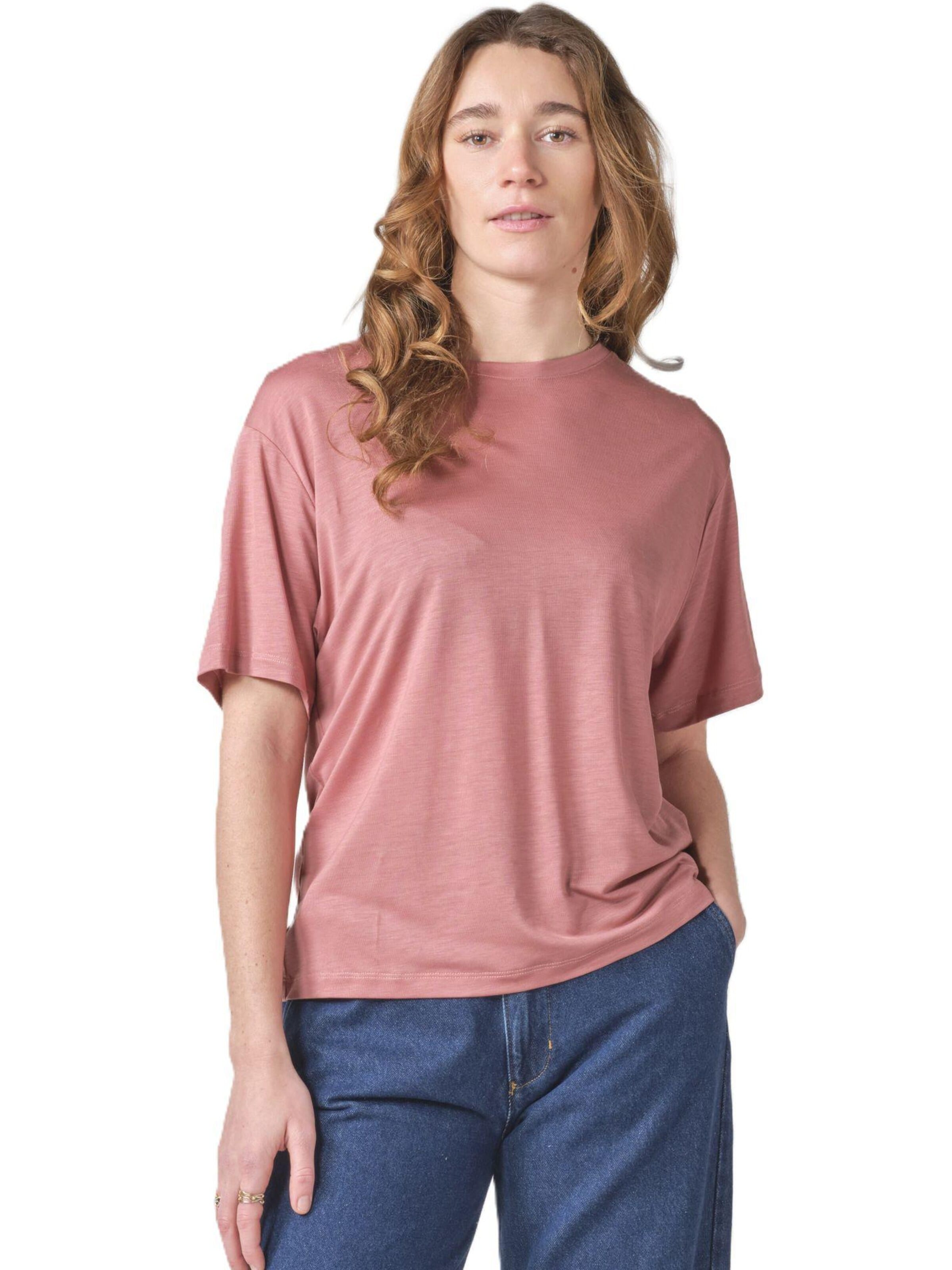 Klitmøller Collective Shirt 'Rose' in Pink: front