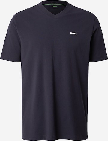 BOSS Μπλουζάκι σε μπλε: μπροστά