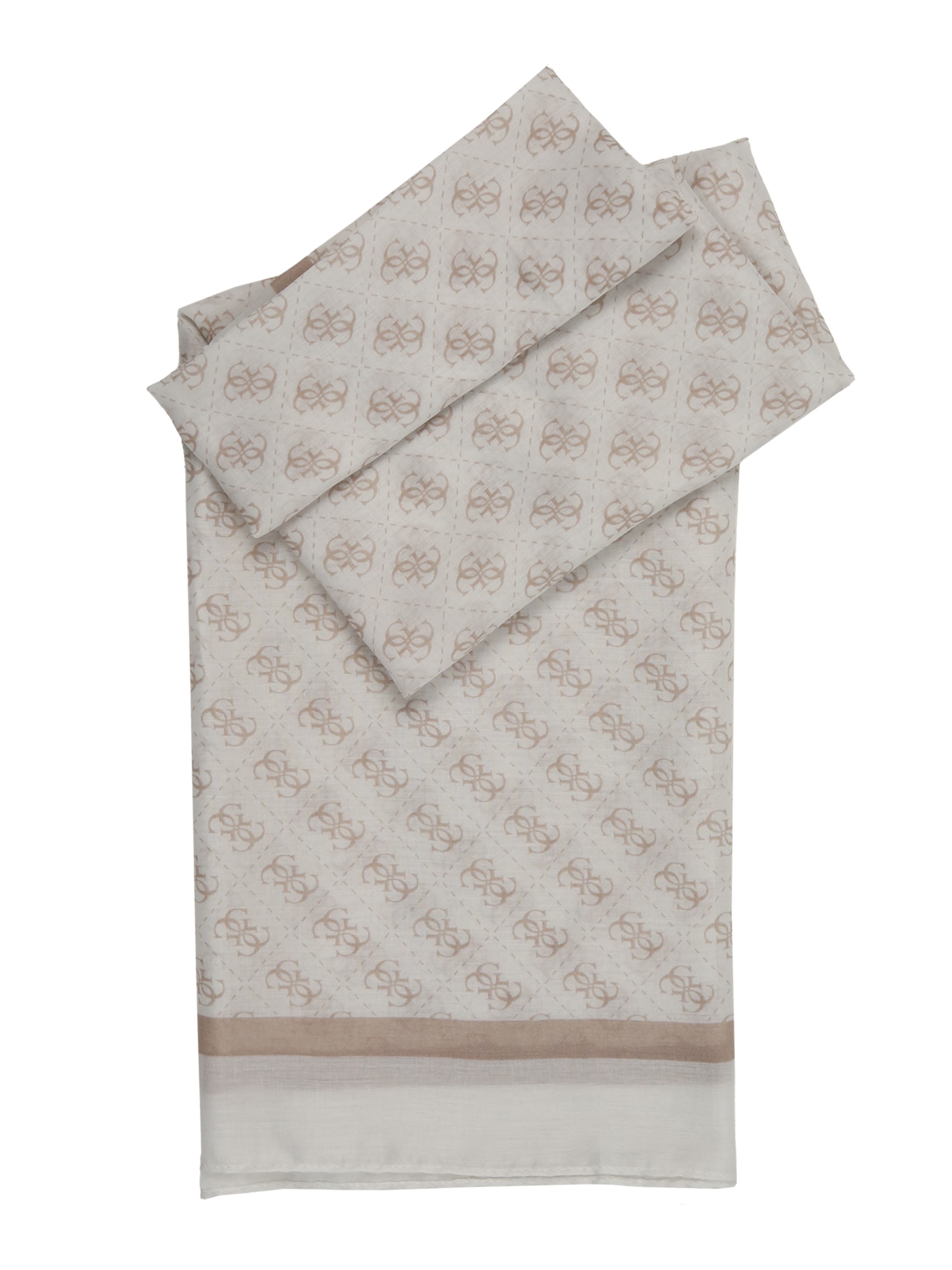 GUESS Scarf 'KATYA SCARF 90X180' in White: front