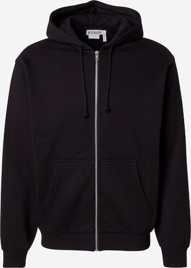 WEEKDAY Collegetakki 'Classic' värissä musta, Tuotenäkymä