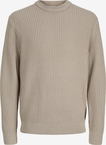 JACK & JONES Свитер 'JJSage' в Бежевый: спереди