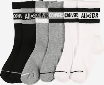 CONVERSE Socken in Grau: front