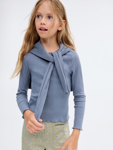 MANGO KIDS Shirt in Blauw: voorkant