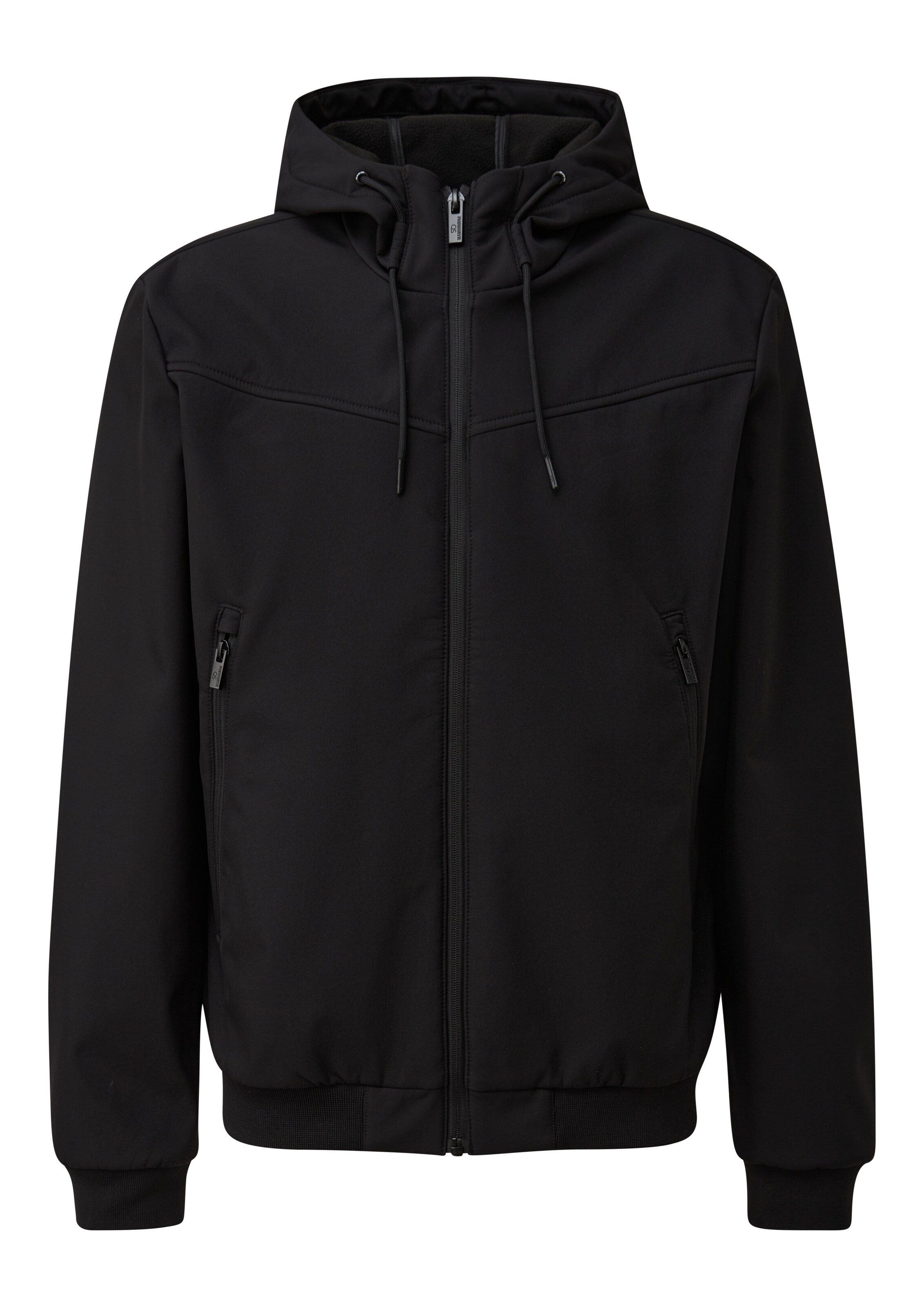 QS Jacke in Schwarz: Vorderseite