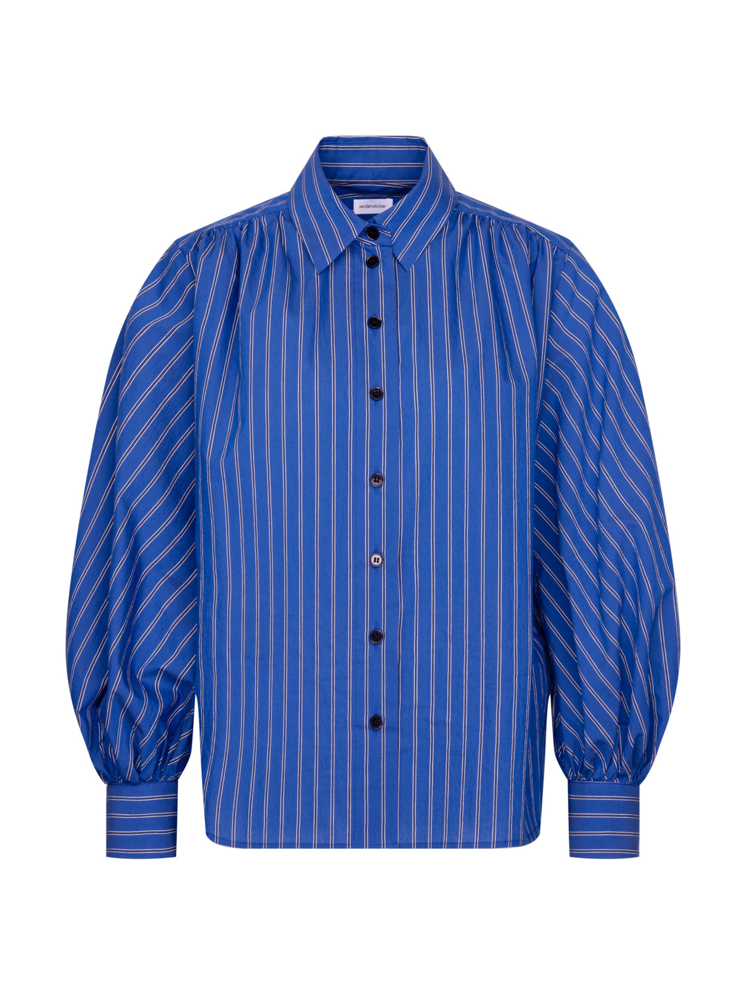 SEIDENSTICKER Blouse in Blauw: voorkant