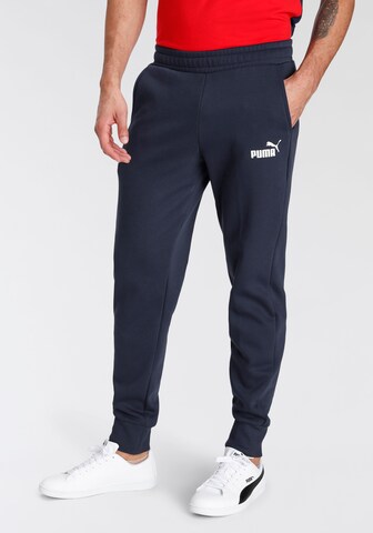 PUMA Tapered Sportbroek in Blauw