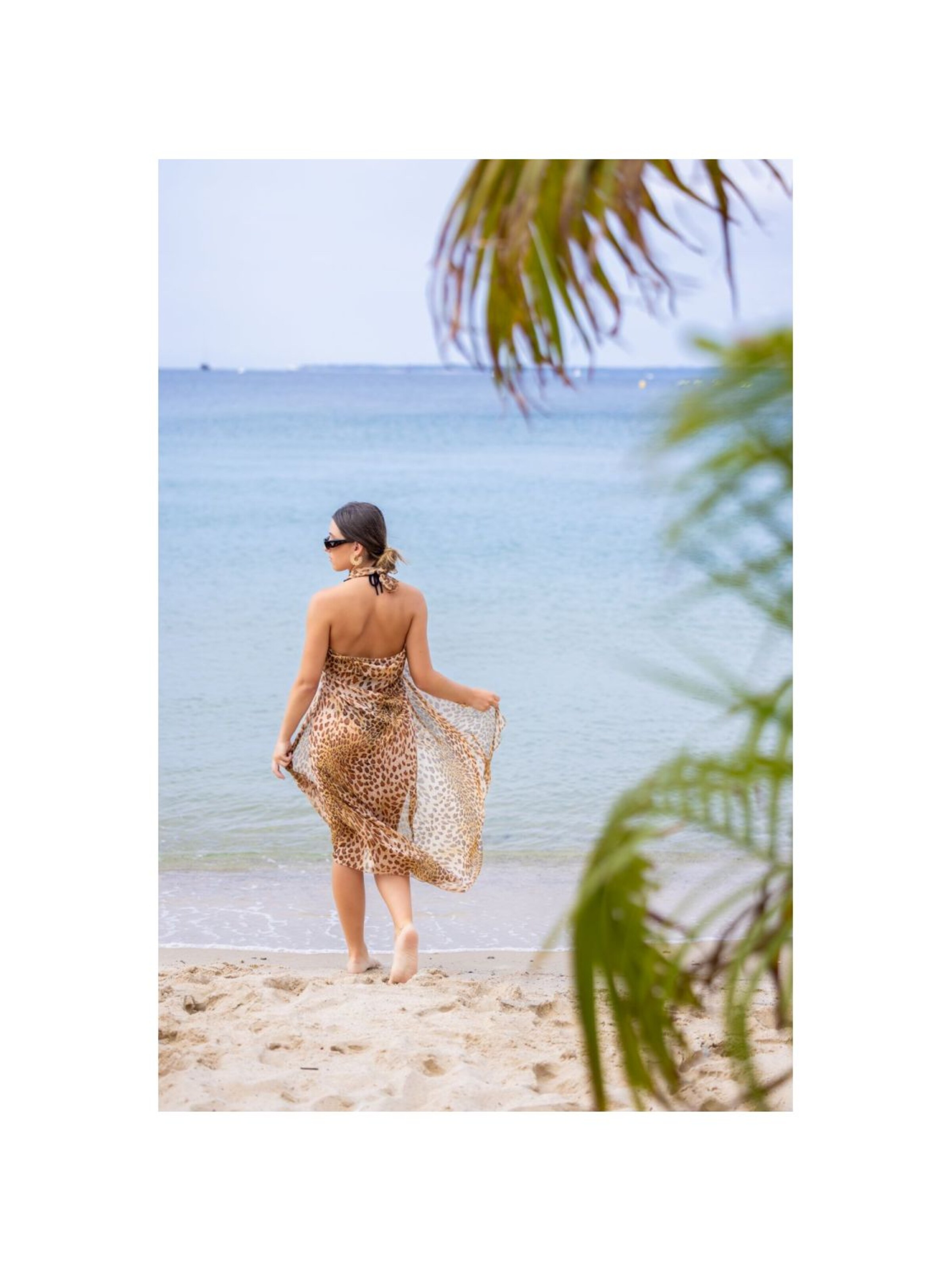 alberto cabale - Vestido de playa 'TESSA' en marrón